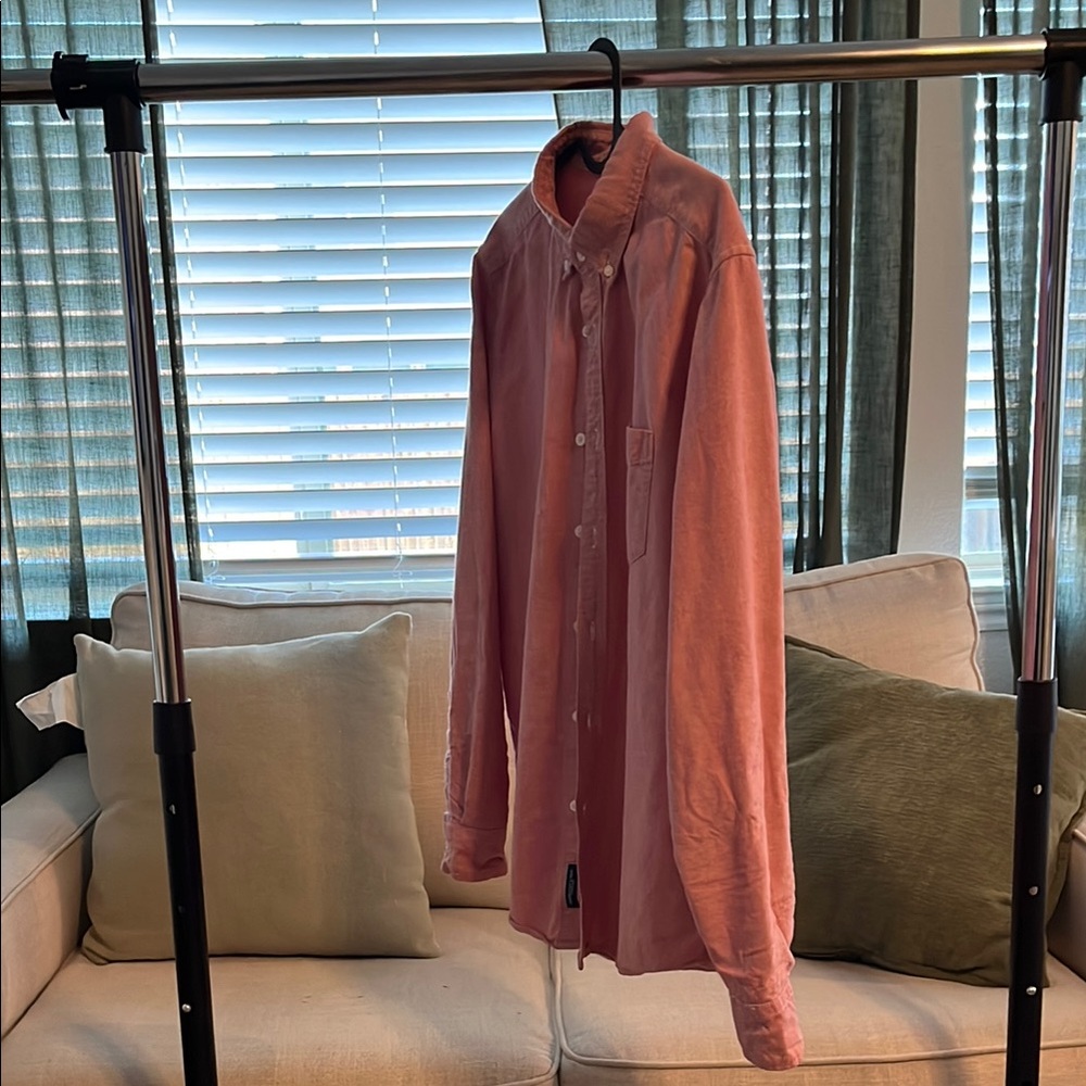 American Eagle Outfitters Men's Light Pink Shirt Jacket